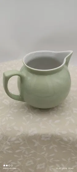 Porzellan große Kanne, Krug 1 L - Bild 5