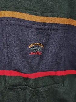 PAUL & SHARK Yachting Herren Wollpullover, blau/grün - Gr. XXL  - Bild 5