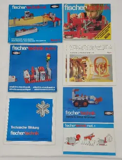Fischer Technik - Vintage Konvolut Bauanleitungen - 32 Stück - Bild 2