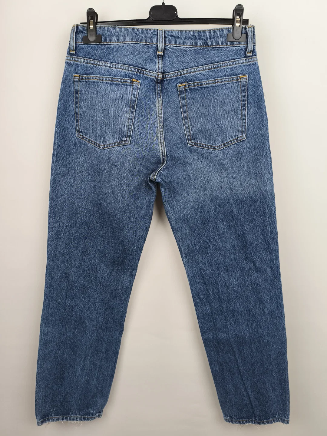 Zara, Barrel Damenjeans, Gr, 38 – Bild 3