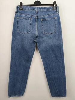 Zara, Barrel Damenjeans, Gr, 38 - Bild 3