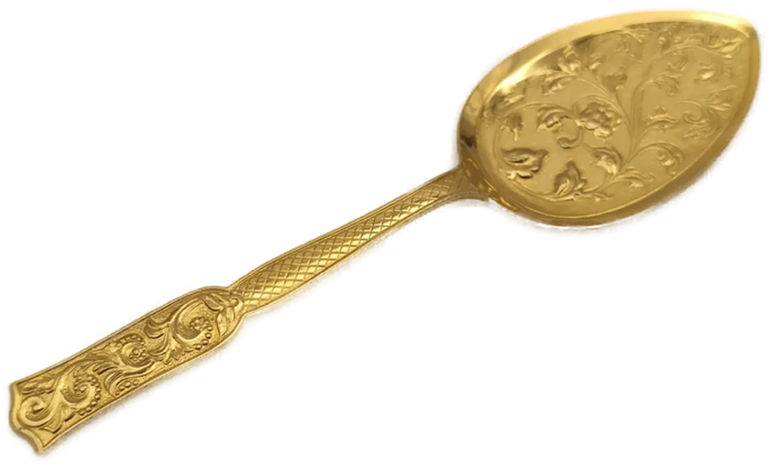 Vintage Tortenheber im Camillemuster Sterlingsilver - Bild 1