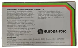 Europa-Foto Cinepress Automat Super 8 + Single 8 Filmklebepresse - Bild 2
