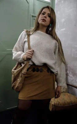 Steffi's Pick - ZOÉ LU Damen Umhängetasche, braun - Bild 5
