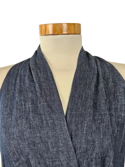 ZARA Damen Maxikleid, jeansblau - Gr. L / 40  – Vorschau 3