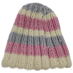 Gestrickte Mütze mehrfarbig - Bild 2