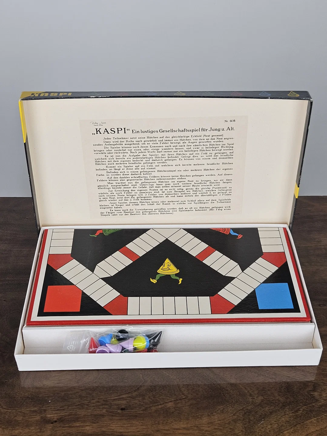 KASPI - Vintage Gesellschaftsspiel - Jockey Spiele, Piatnik Wien  – Bild 2