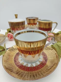 Bavaria Porzellan Kaffeeservice mit Schönheitsfehler | Vintage-Schatz - Bild 5