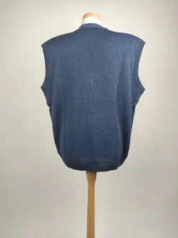 Cortessa Herren Strickgilet blau- 4XL/ 58 - Bild 2