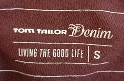 Tom Tailor Denim Damentop bordeaux Gr. S – Vorschau 3