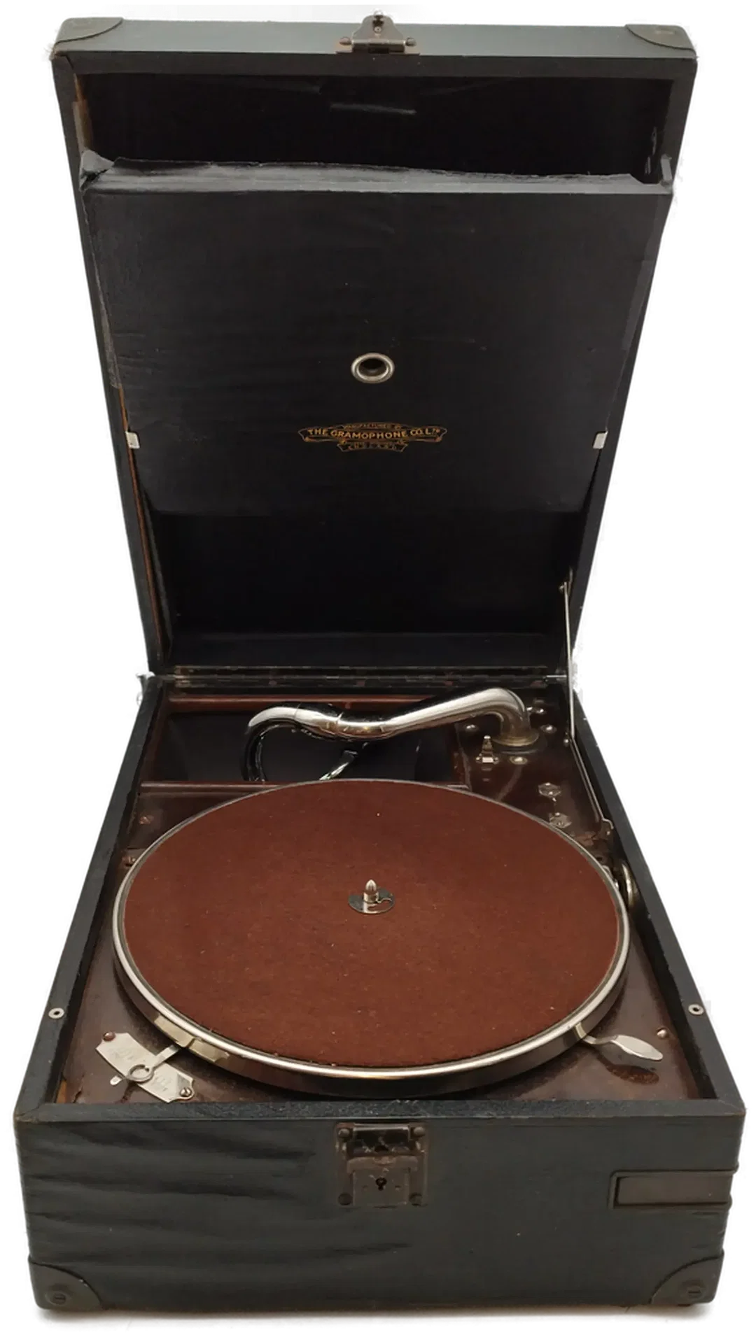 Koffergrammophon, The Gramophone Co. Ltd, inkl. 14 Schellacks Deko-Rarität | Unikat Mit Geschichte - Bild 1