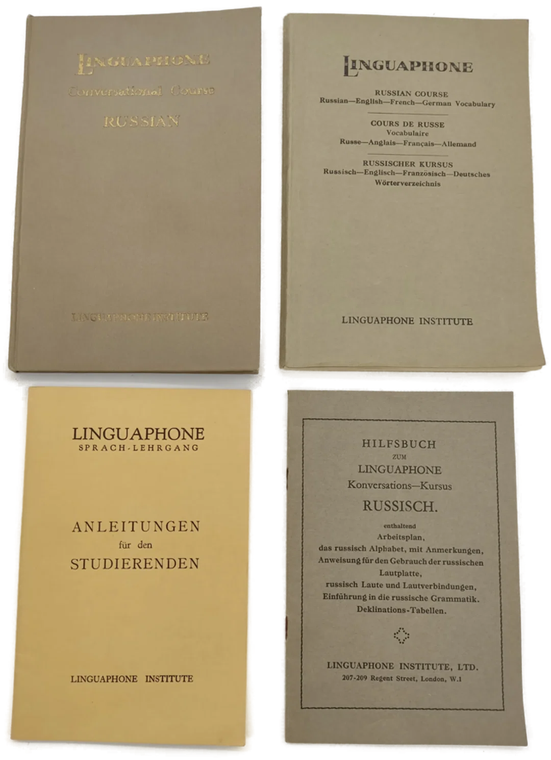  Linguaphone Russisch Konversations-Kurs auf 78" Schellack Platten – Bild 4