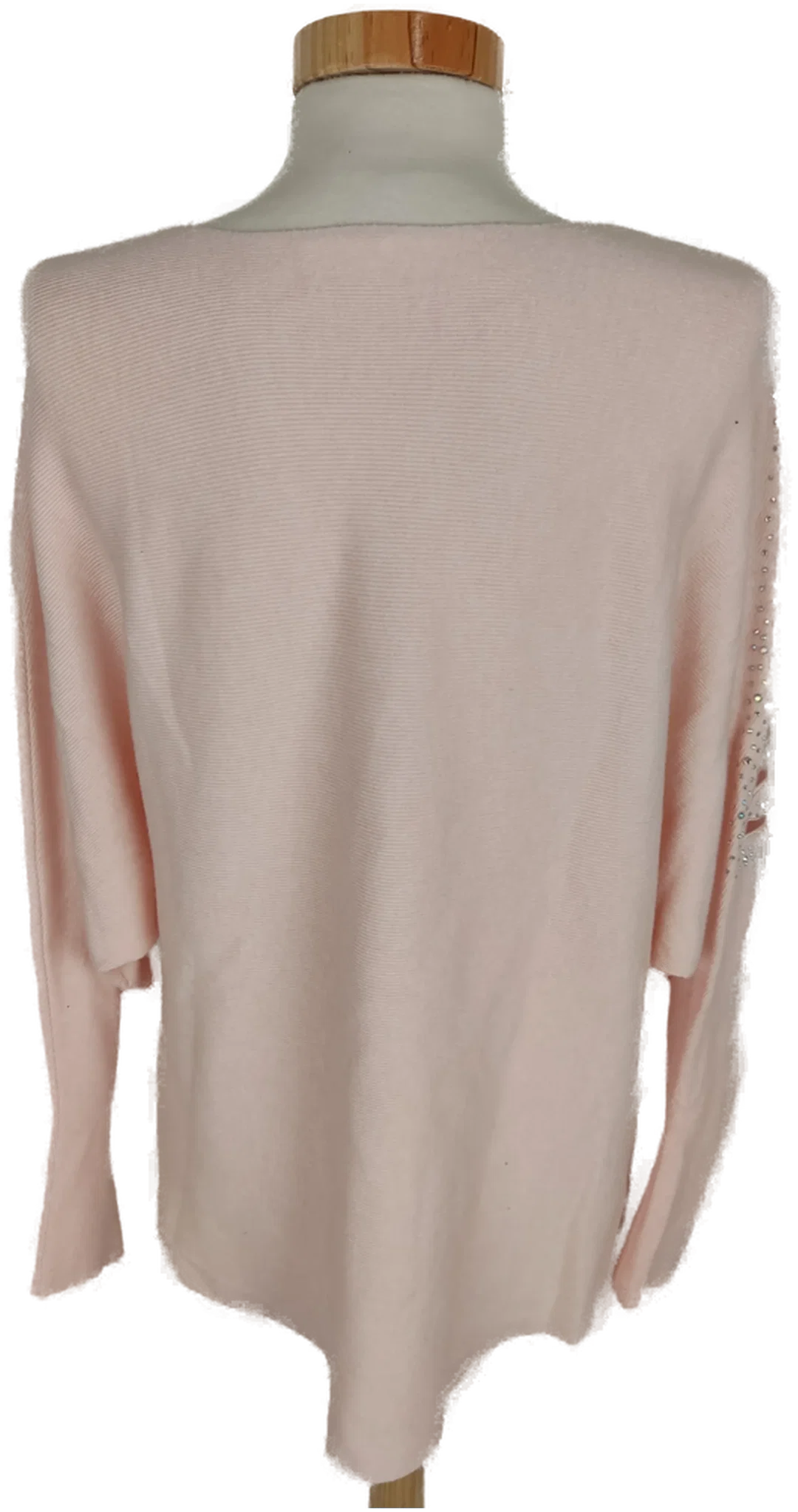 Pullover "Ambitionfly Collection", langarm mit Rundhalsausschnitt, rosa, mit Pailletten, Größe 42 (geschätzt) – Bild 4