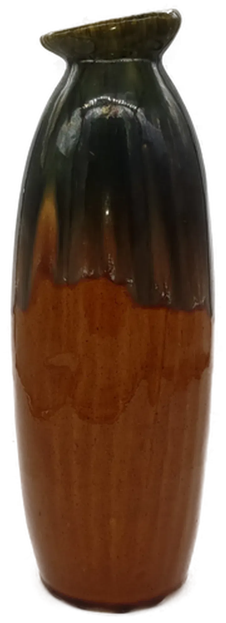 Wachauer Keramik / Porzellan Vase mit farbiger Laufglasur Höhe ca 32cm - Bild 1