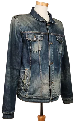 HUGO BOSS Herren Jeansjacke, blau - Gr. XXL  - Bild 2