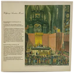 Vinyl LP - Wolfgang Amadeus Mozart - Konzert für Klavier und Orchester / Konzert für Flöte und Harfe  - Bild 2