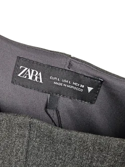 ZARA Damen Minikleid, grau - Gr. L / 40 - Bild 4