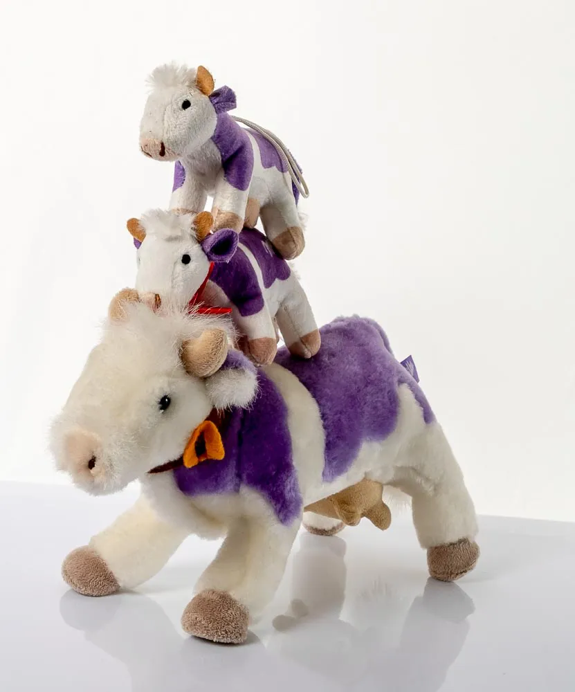 3 Plüschkühe Milka  – Bild 3