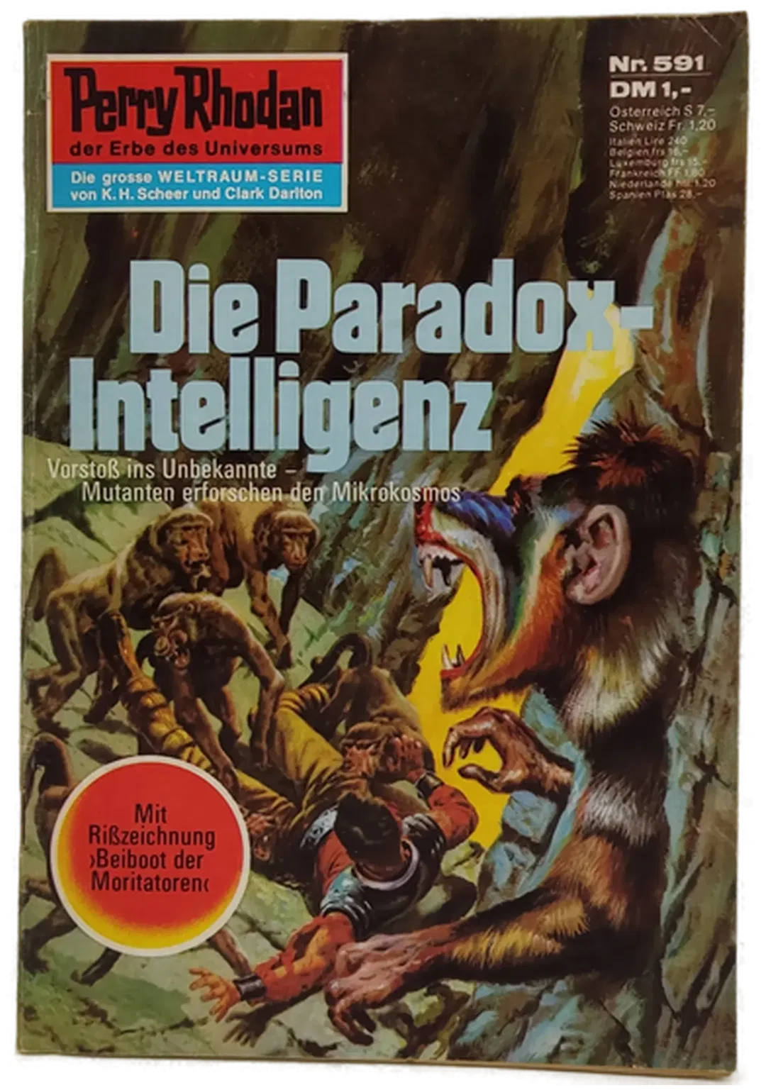 Romanheft Perry Rhodan Die Paradox-Intelligenz Erstauflage Nr.591 - Bild 2