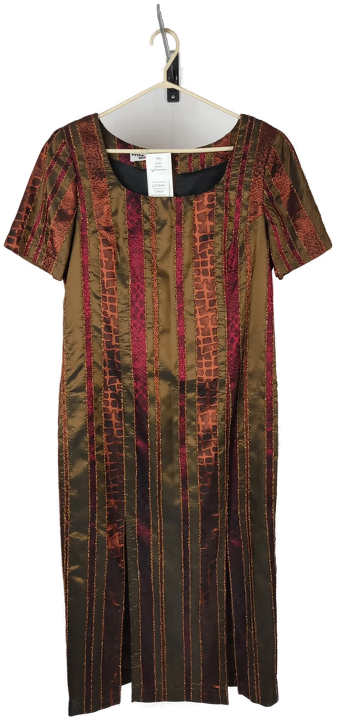 Maxi-Abendkleid Bronzestreifen | Petra  Wiechmann Euro 42 – Bild 9