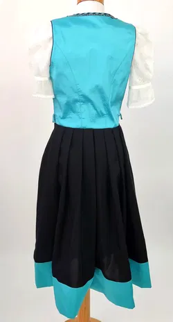 Country Line Damenkleid, türkis-schwarz - Gr. 36 - Bild 3