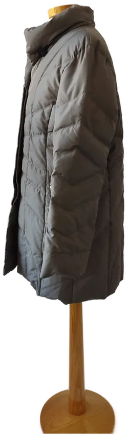 S.Milton, Luxuriöse echte Daunenjacke, erdfarben, verdeckte Knopfleiste, Damen - Gr.40 - Bild 2