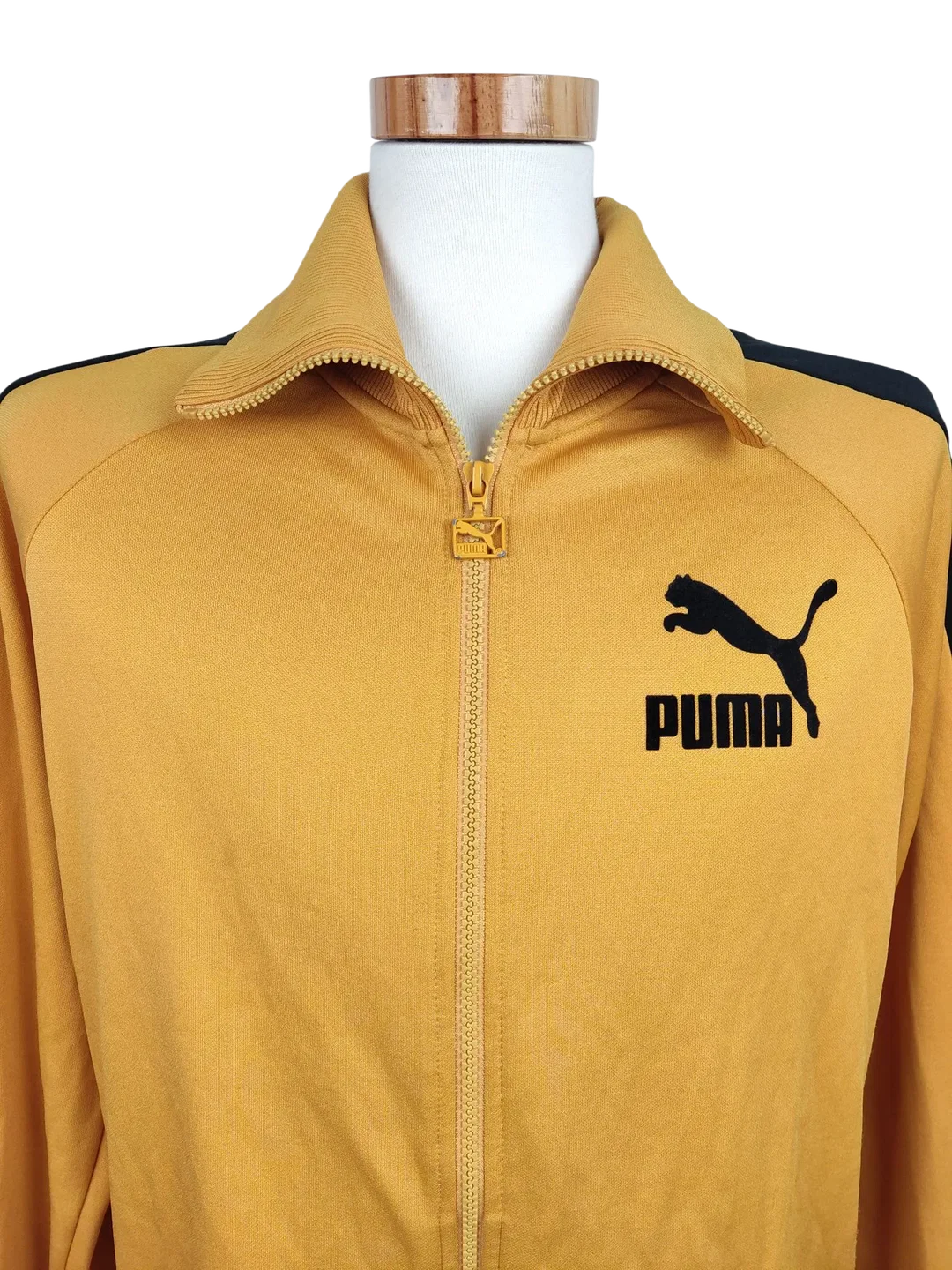 Puma Herren Trainingsjacke, gelb - Gr. L  – Bild 4