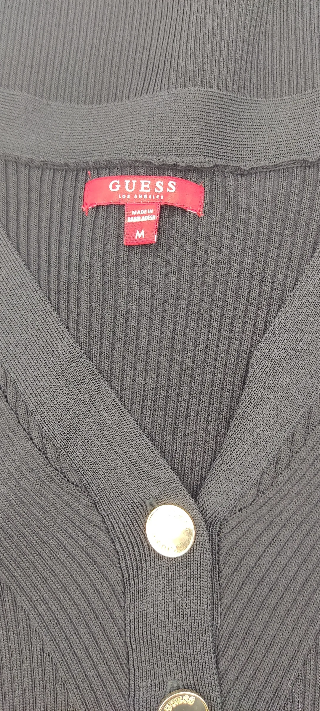 Guess Damen Strickkleid schwarz Gr. M – Bild 2
