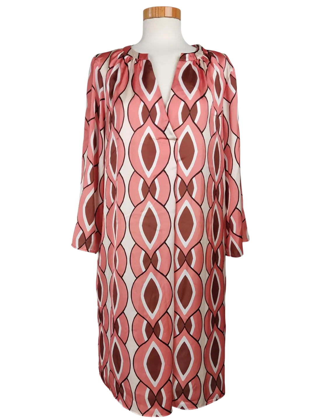 biancoghiaccio Damen Midikleid, multicolor - Gr. XXL  - Bild 1
