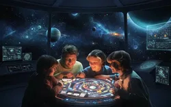 „Spiel des Wissens – MB Spiele, ab 10 Jahren, Komplett mit Spielfeld, Karten und Figuren (Vintage, ca. 1980er)“ - Bild 1