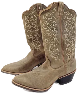 Twisted X Damen Cowboy Stiefeletten braun gemustert Gr. US 9 1/2 - Bild 1