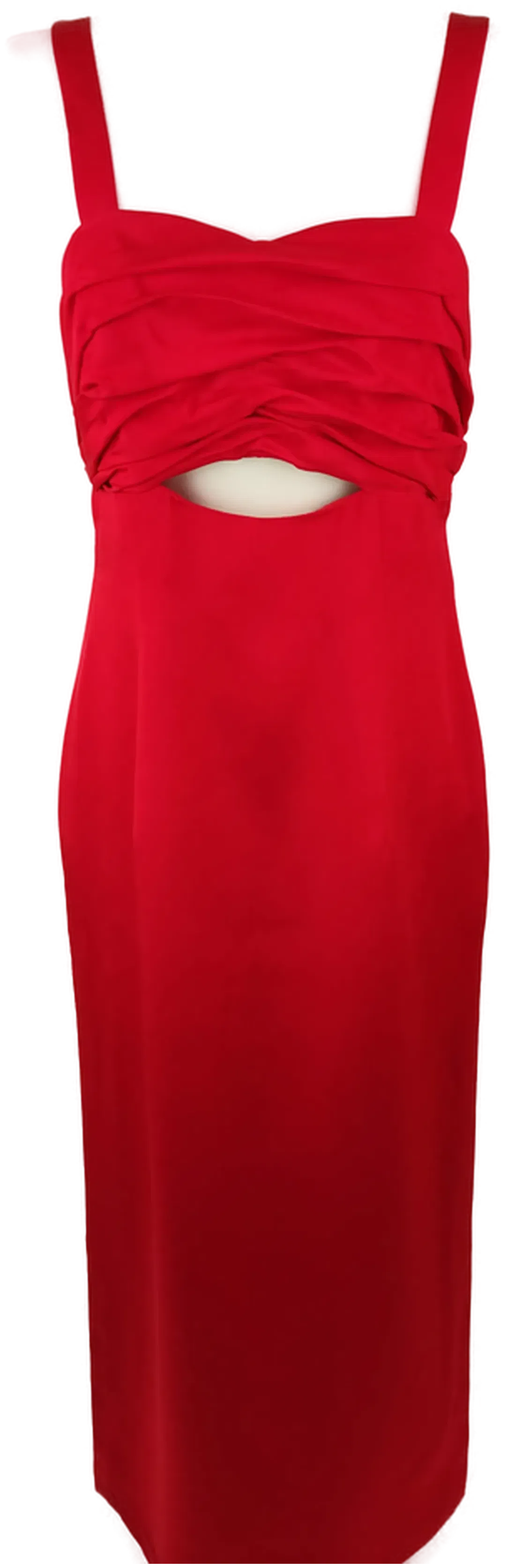 Rotes langes Abendkleid mit 2 Schlitzen -  - Bild 4