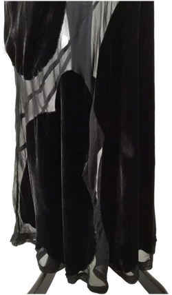 Comme des Garcons Maxikleid - Gr. M / 82% Viskose / 18% Seide - Bild 3