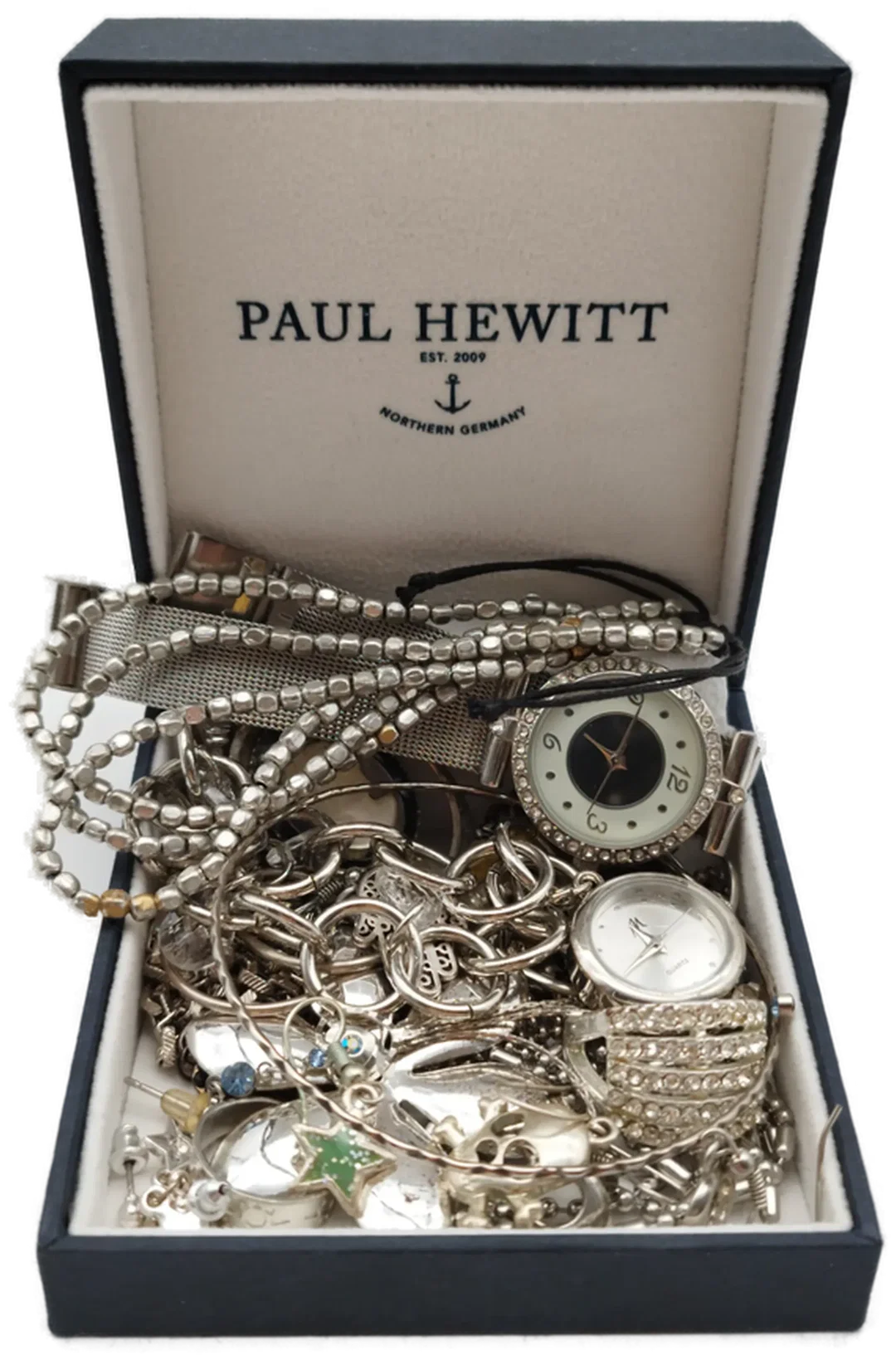 MYSTERY Modeschmuck Set - Silberfarbener Schmuck - Bild 4
