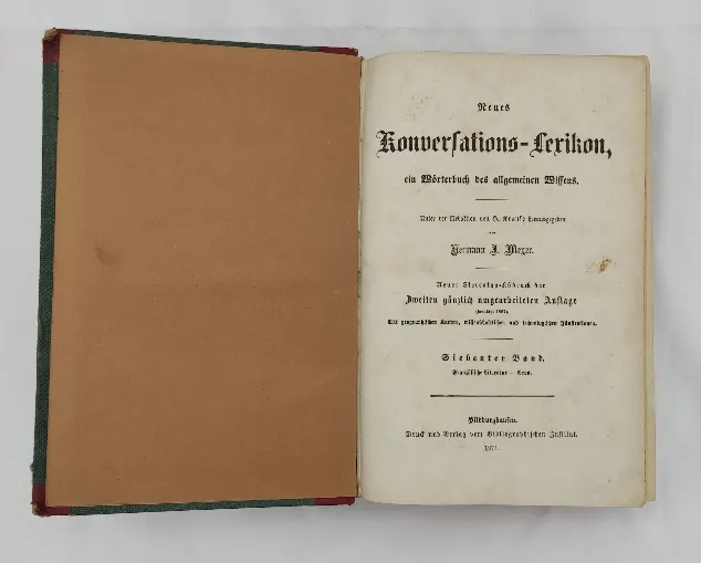 Buch - Mayers Konversations Lexikon - 1871 – Bild 2