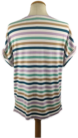 Damen T-Shirt s.Oliver Gestreift Viskose | Sommerliebling – Vorschau 3