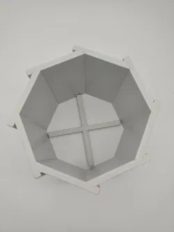 Blumenübertopf Oktagon - Bild 2