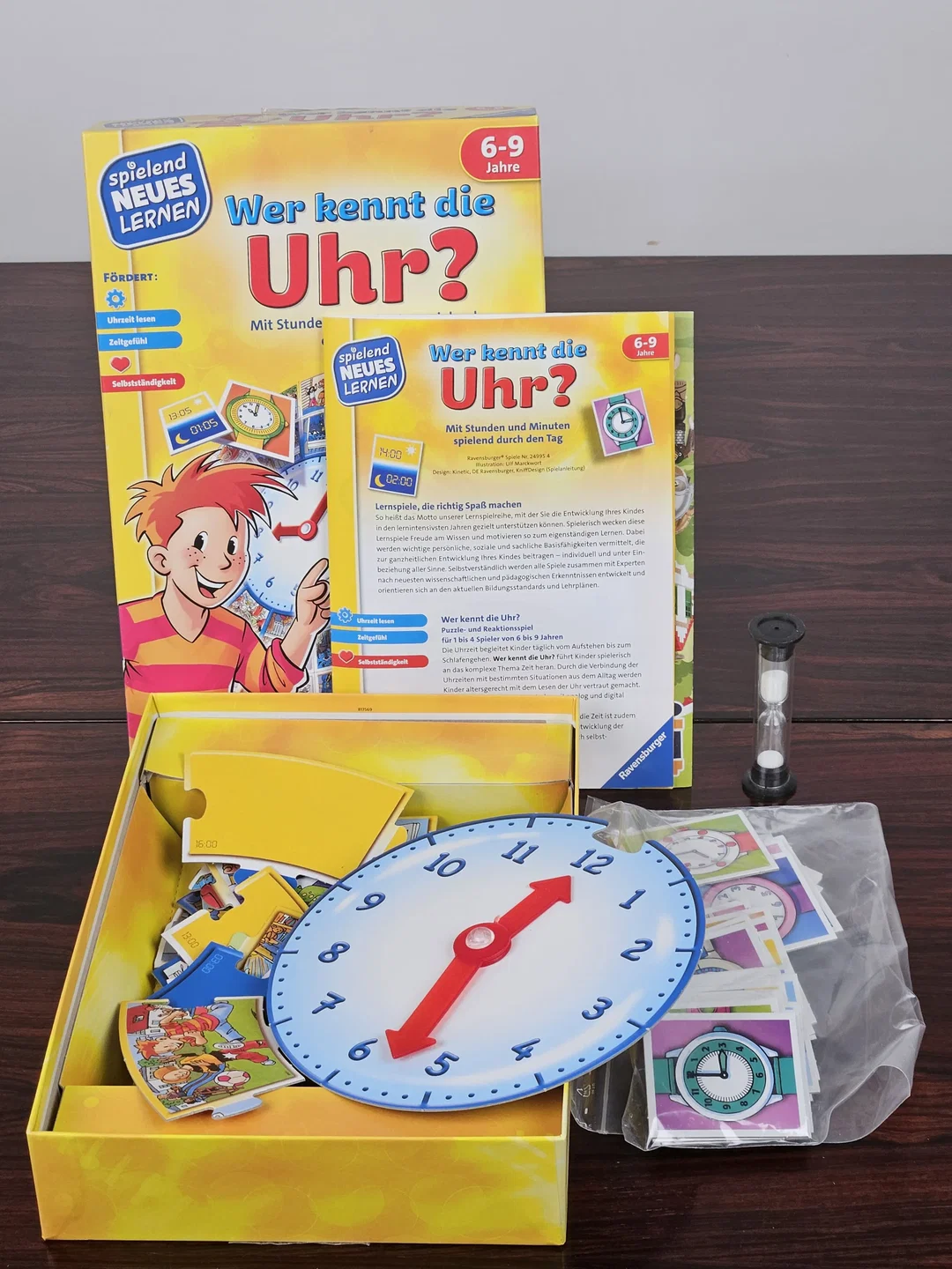 Spielend neues lernen - Wer kennt die Uhr? - Gesellschaftsspiel - Ravensburger – Bild 3