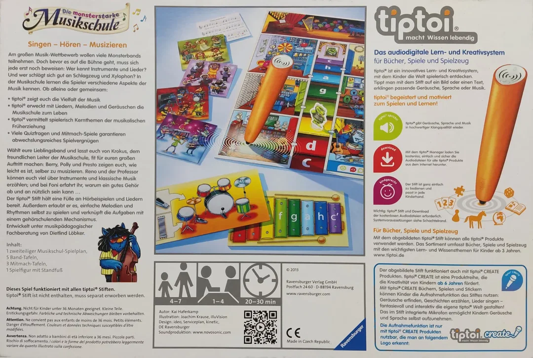 tiptoi® Die monsterstarke Musikschule - Lernspiel - Ravensburger – Bild 2