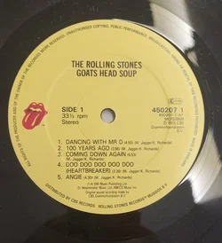 LP Vinyl Rolling Stones "Goats Head Soup" – Vorschau 3