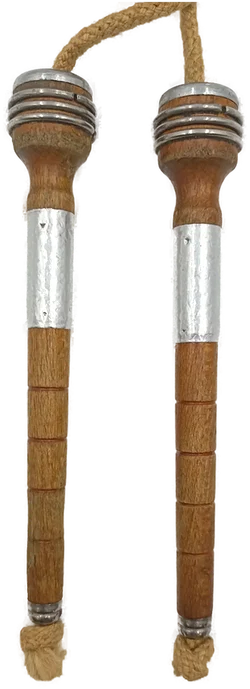Antikes Springseil mit Holzgriffen – Vorschau 3