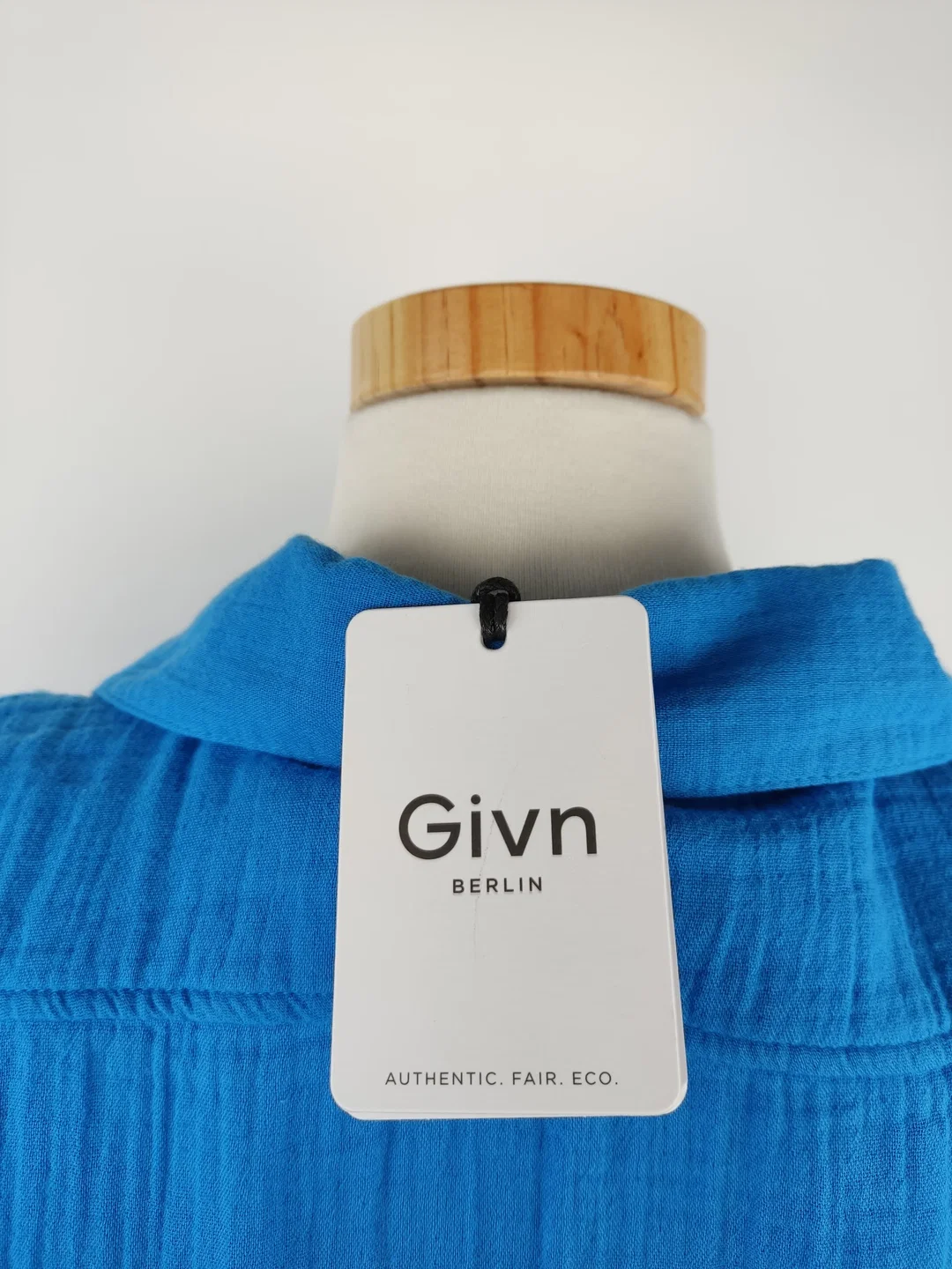Givn Herren Kurzarmhemd azurblau - M / 48 – Bild 4