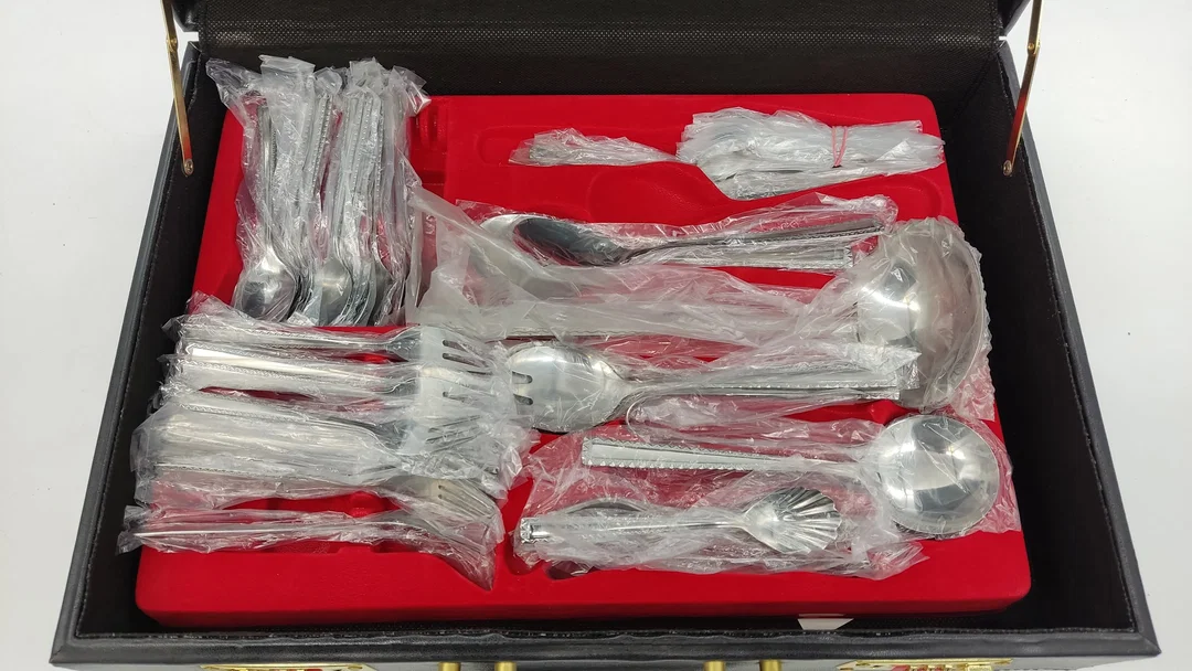 Mulex Besteckset Edelstahl im Koffer für 12 Personen 72teilig – Bild 2