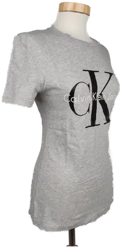 Calvin Klein Jeans Damen T-Shirt, grau - Gr. XS - Bild 2