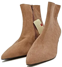 Högl Veloursleder Stiefletten taupe Gr. 39 - Bild 1