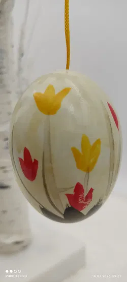 Handbemalte Ostereier-Set Eduscho Zum Aufhängen | Ohne Baum - Bild 4