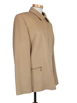 BASLER Vintage Damen Wolljacke, beige - Gr. L - Bild 2