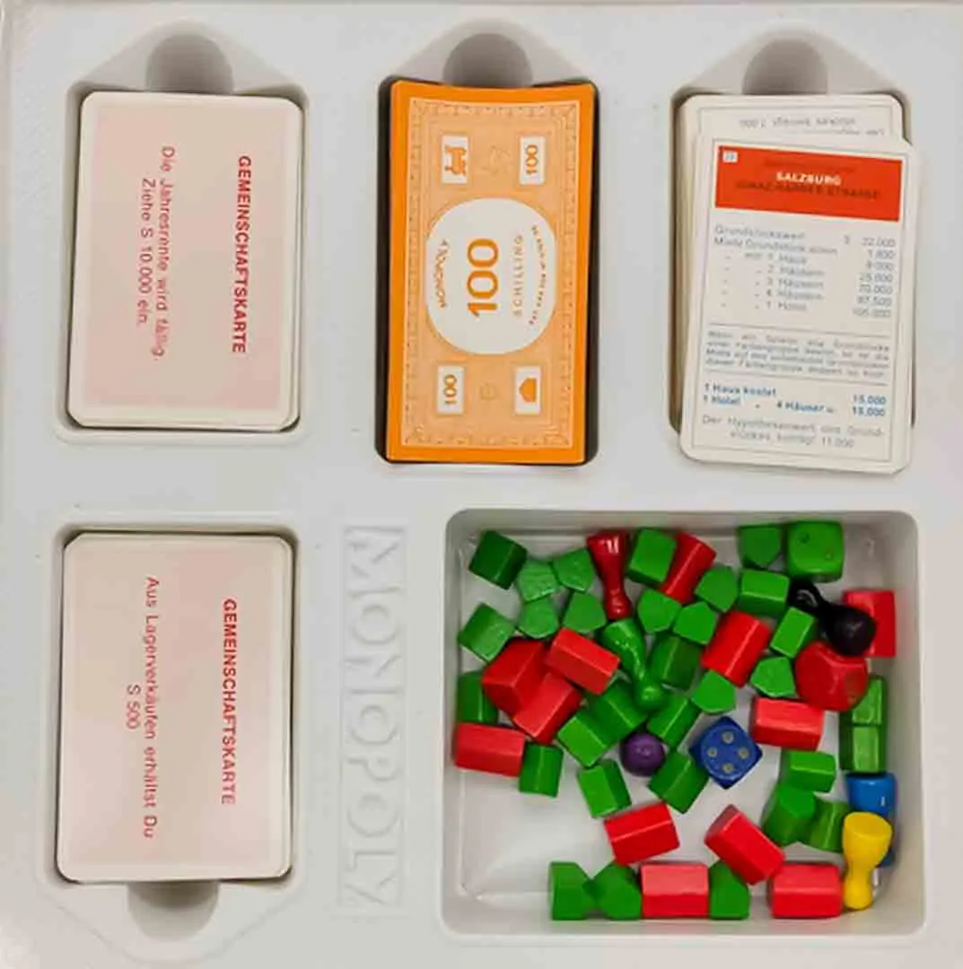 MONOPOLY PIATNIK-WIEN ÖSTERREICH EDITION, ca.1961, vollständig – Bild 3