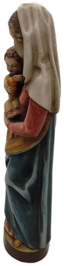 Skulptur Madonna mit Kind aus Holz ca. 40cm - Bild 3