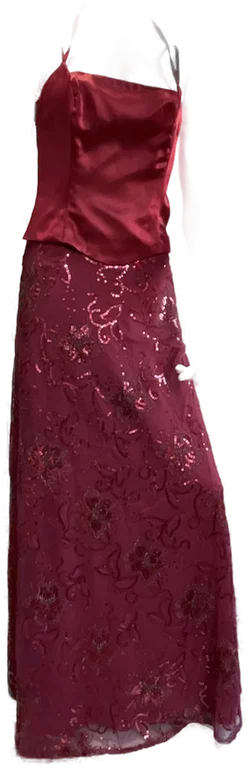 YESSADRESS - Damen Zweiteiler Ballkleid Gr. 38 - Neu